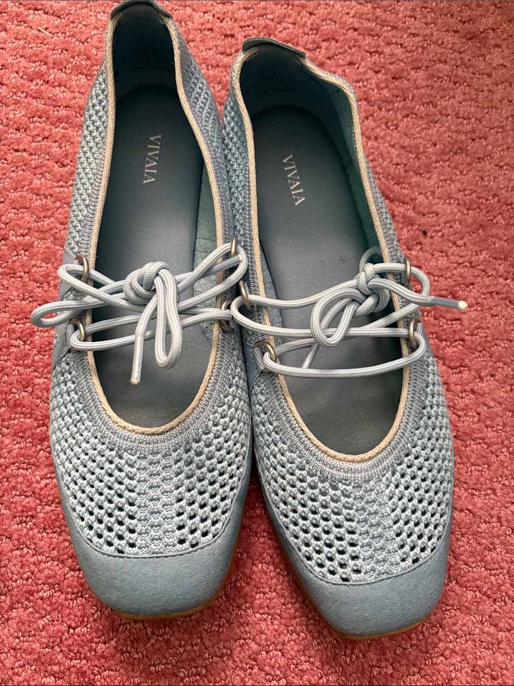 Vivaia Cecily MaryJane Sneakers - Sky Blue EUC sz9-9.5